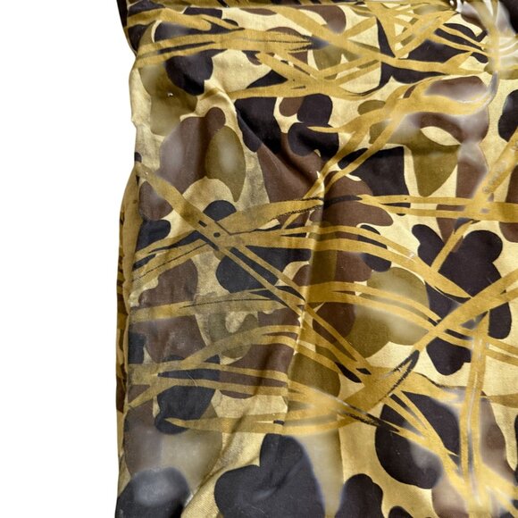 Vintage Mount'n Prairie Camo Hooting Hunting Vest Men's Size Large Brown Tan - Picture 7 of 7